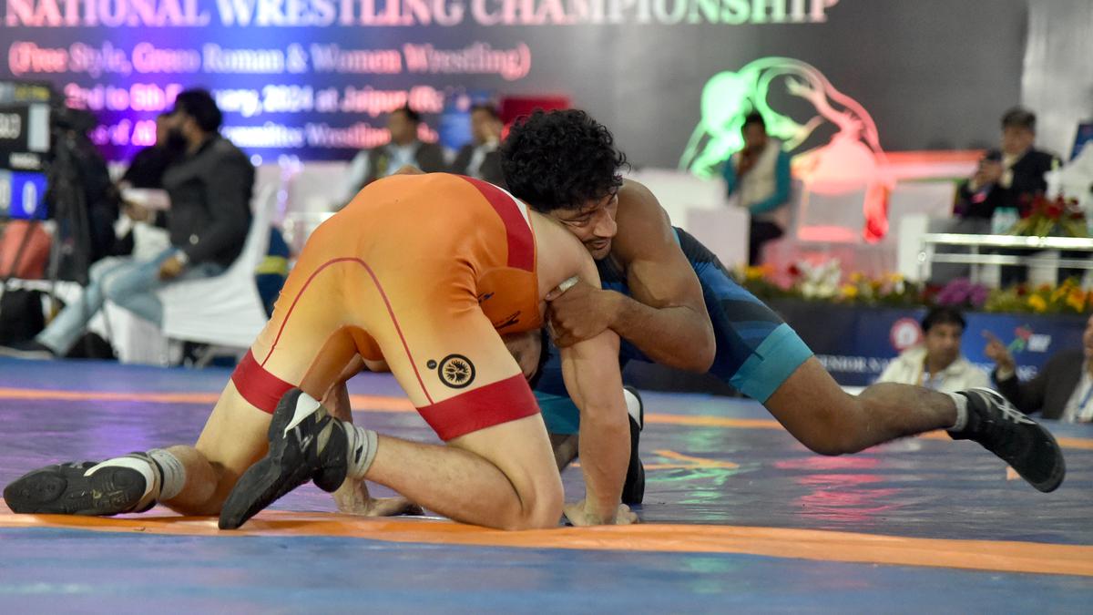 National wrestling Dahiya clinches the 61kg crown The Hindu